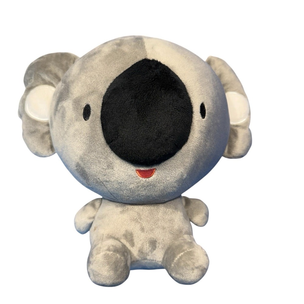 11" KiwiCo Plush Kellan Big Head Koala Bear Gray Stuffed Animal